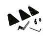 12344819-2-S-GE-WR13X25150- Left Hand HINGE & DOOR STOP KIT