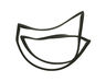 12344968-2-S-GE-WR14X29283-Fresh Food Door Gasket (Black)