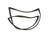 12344968-3-S-GE-WR14X29283-Fresh Food Door Gasket (Black)