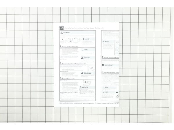 12365799-1-M-Frigidaire-5304514633-INSTALLATION INSTRU