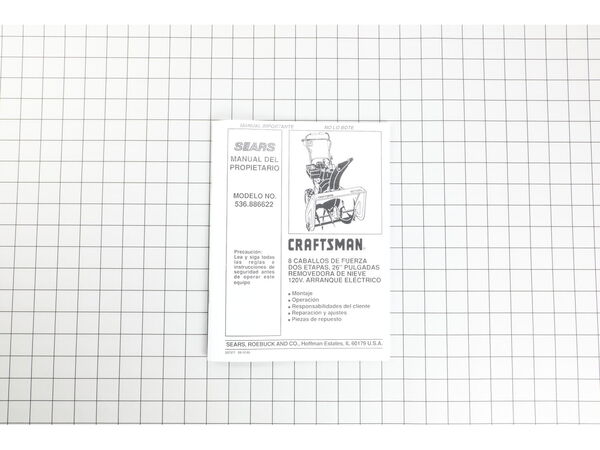 12445550-1-M-Craftsman-337377-Snowblower Owner's Manual