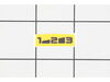 SPEED LABEL – Part Number: N408083