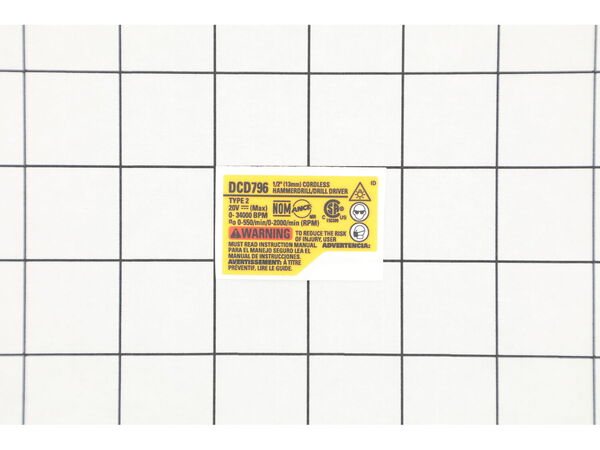 12525873-1-M-DeWALT-N445788-RATING LABEL
