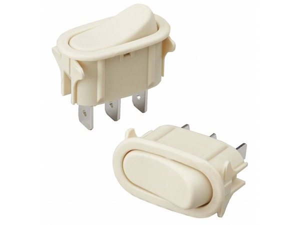 12527942-1-M-Broan-R561115-Range Hood Rocker Switch, Almond
