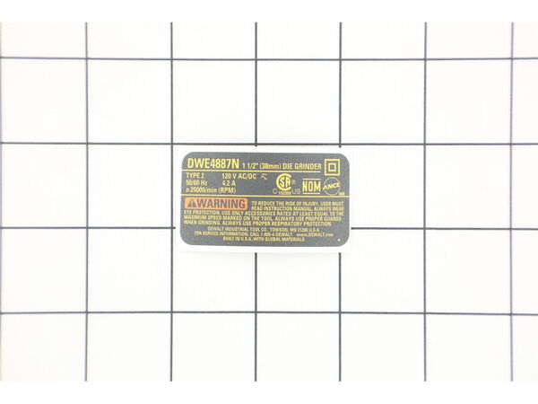 12533155-1-M-DeWALT-N424361-RATING LABEL