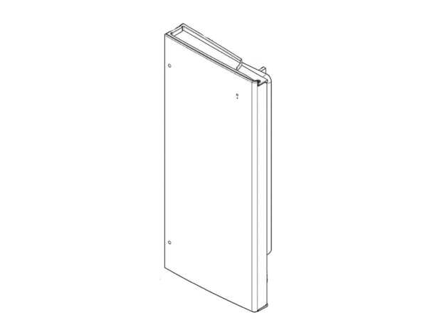 12577810-1-M-GE-WR78X29149-REFRIGERATOR RIGHT HAND DOOR BLACK SLATE