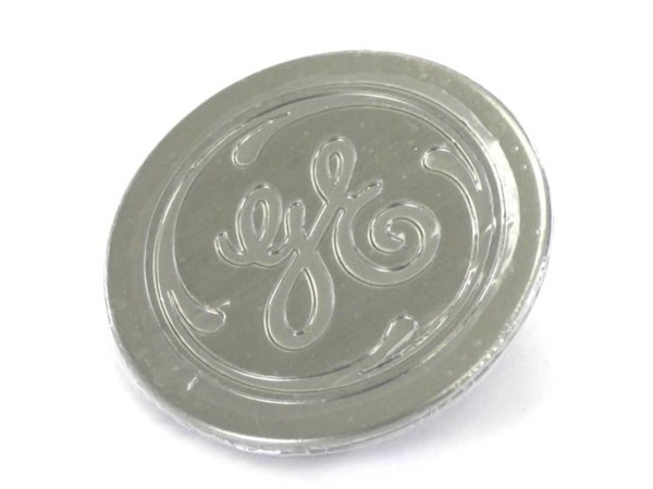 12583134-1-M-GE-WR04X29375-GEA BADGE FLAT CHROME