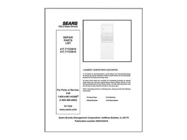 12586184-1-M-Frigidaire-5995702015-REPAIR PARTS CATALO
