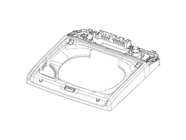 12592344-1-M-Samsung-DC63-02112A-COVER TOP;WA3100M,ABS,T3.5,HB,NEAT WHITEDC63-02117A