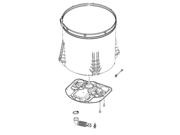 12592674-1-M-Samsung-DC97-19565M-Semi Tub Assembly (Outer)