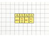 Decal-danger, Deck – Part Number: 132-0872