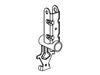 Hub-lapbar pivot – Part Number: 603-05033A-0691