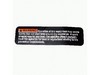 Label – Part Number: 940654088