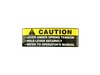 Lbl.caution spring – Part Number: 777S30014