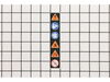 Label boom warning icons – Part Number: 940657032