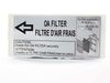 Label – Part Number: FFV1610028S