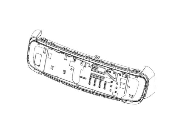 12708370-1-M-Samsung-DC64-03493B-PANEL CONTROL;WV9900M,ABS,HB,HG-0760GP,N