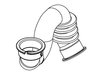 Washer Dispenser Hose – Part Number: DC67-00878A