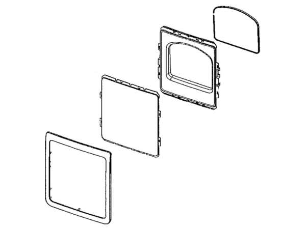 12708640-1-M-Samsung-DC97-18995B-Door Assembly - Black