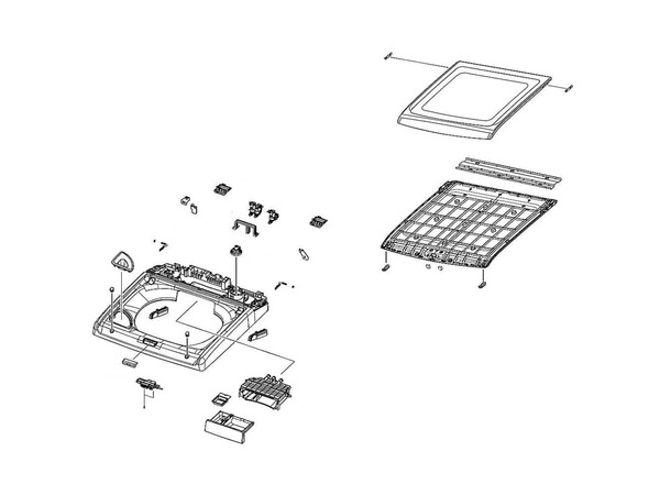 12708828-1-M-Samsung-DC97-20481C-Semi Cover Assembly (Top)