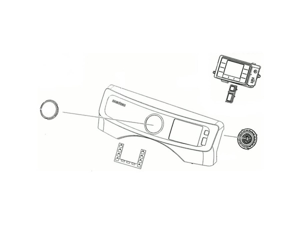 12708864-1-M-Samsung-DC97-20813A-Control Panel (Black)