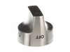 12709860-2-S-GE-WB03X31672-STAINLESS STEEL CONTROL KNOB