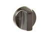 12716392-2-S-GE-WB03X31410-BLACK STAINLESS RANGE CONTROL KNOB