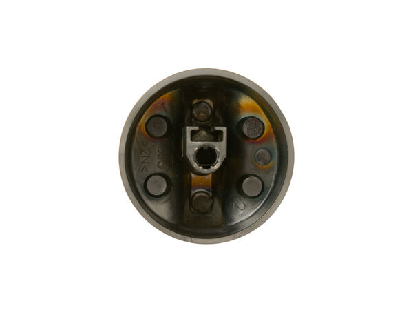 12716426-1-M-GE-WB03X31892-BLACK STAINLESS GRIDDLE KNOB