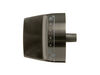 12716427-3-S-GE-WB03X31893-Stainless Tri Ring Knob (Black)
