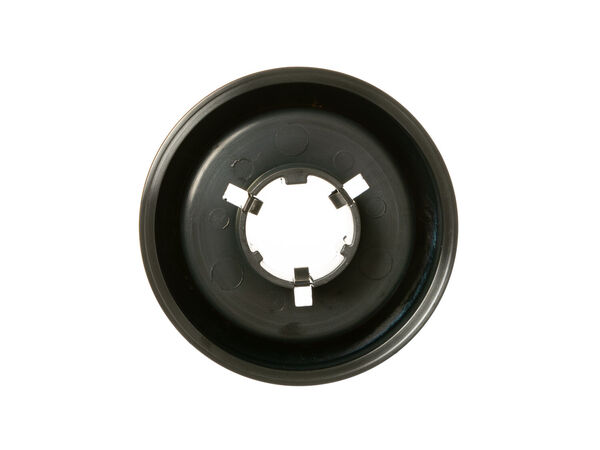 12716445-1-M-GE-WB03X31957-BLACK STAINLESS SELECTOR KNOB BEZEL
