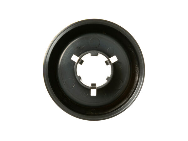12716446-1-M-GE-WB03X31958-BLACK STAINLESS SELECTOR KNOB BEZEL