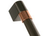 12716485-2-S-GE-WB15X31962-BLACK STAINLESS RANGE HANDLE W/ CAFI BAN