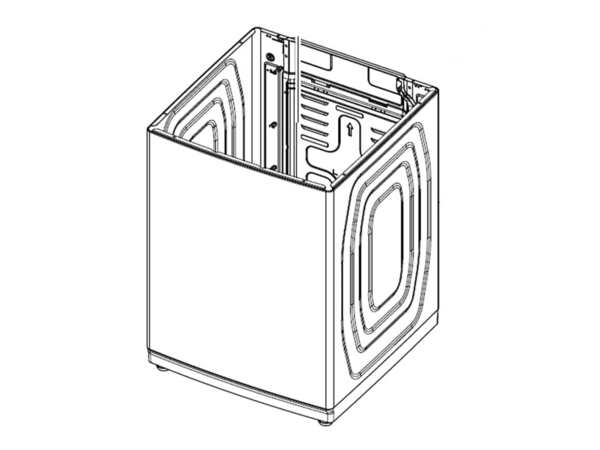 12720682-1-M-Samsung-DC90-27225A-Frame Case Assembly