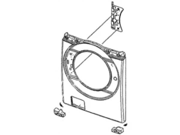12721138-1-M-Samsung-DC97-21446C-Front Frame Assembly