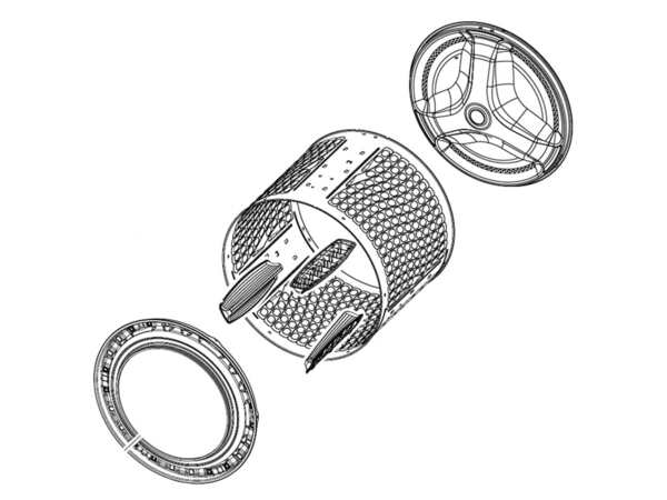 12721144-1-M-Samsung-DC97-21456A-Tub Drum Assembly