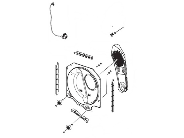 12721163-1-M-Samsung-DC97-21492B-Back Drum Cover Assembly