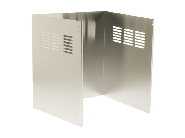12722694-1-M-GE-WB34X33265-Upper Duct Cover (Stainless Steel)
