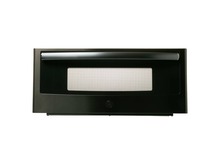 BLACK STAINLESS DOOR WITH FLAT GE LOGO – Part Number: WB56X32956