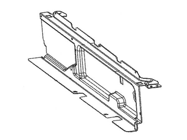 12722973-1-M-GE-WE13X28711-CONTROL PANEL BRACKET