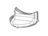 FRONT AIR DUCT – Part Number: WE13X28735