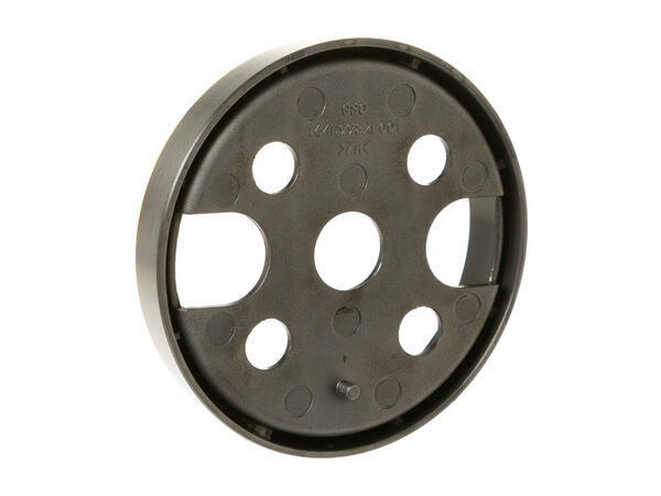 12725500-1-M-GE-WB03X31959-BRUSHED BLACK STAINLESS RANGE KNOB BEZEL