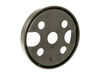 BRUSHED BLACK STAINLESS RANGE KNOB BEZEL – Part Number: WB03X31959