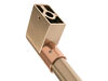 12725595-2-S-GE-WB15X33465-BRUSHED BRONZE HANDLE W/CAFE BAND