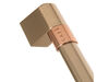 12725595-3-S-GE-WB15X33465-BRUSHED BRONZE HANDLE W/CAFE BAND
