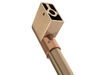 12725603-2-S-GE-WB15X33615-BRUSHED BRONZE RANGE HANDLE 48L W/ CAFI