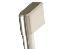 BRUSHED SS MICROWAVE HANDLE W/CAFE BAND – Part Number: WB15X33695