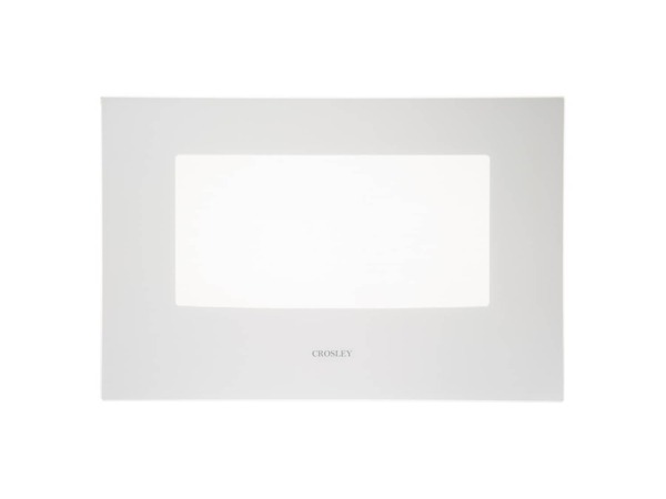 12726165-1-M-GE-WB56X32369-WHITE GLASS OVEN DOOR