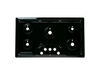 12726262-2-S-GE-WB62X31787-BLACK STAINLESS 36" MAINTOP "