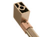 BRUSHED BRONZE FREEZER HNDLE W/CAFE BAND – Part Number: WR12X31661