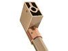 12727215-2-S-GE-WR12X31665-BRUSHED BRONZE FREEZER HNDLE W/CAFE BAND